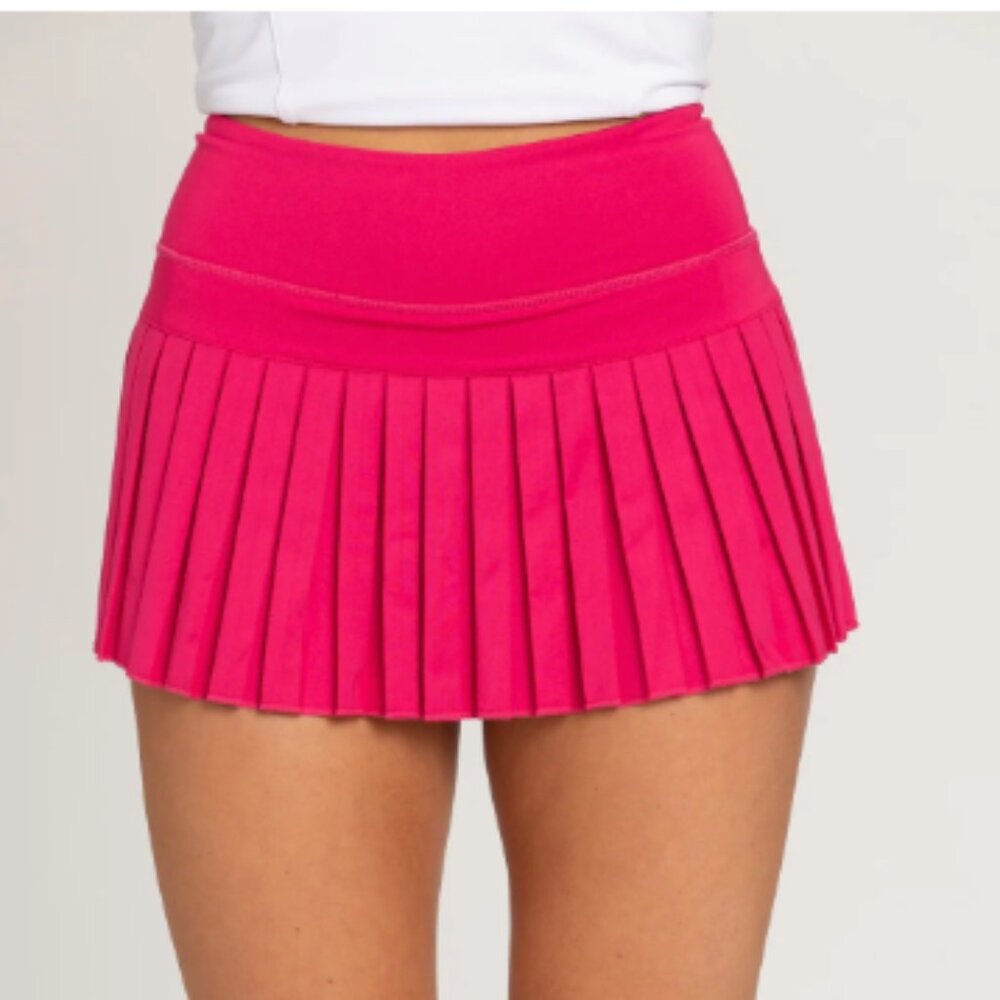 GoldHinge Hot Pink tennis skirt